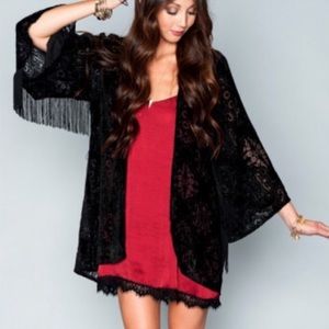 SMYM Fringe Kimono